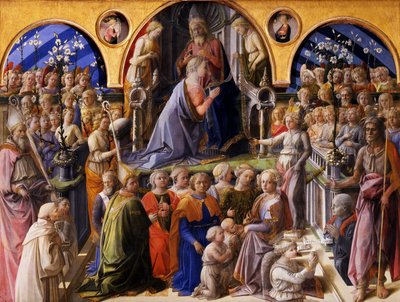 De kroning van de Maagd door Fra Filippo Lippi